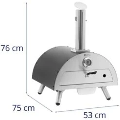 Forno A Legna Per Pizza Forni Per Pizza Cordierite 430 °C Ø 33 Cm -Sconto Weber || Campingaz || OUTSUNNY in Italia 85688405 5