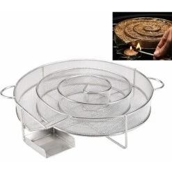 Generatore Di Fumo Freddo Griglia Tonda In Acciaio Inox Generatore Di Fumo Freddo Per Grill E Affumicatore -Sconto Weber || Campingaz || OUTSUNNY in Italia 85912076 3