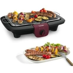 Tefal, BG90E5 Easygrill Adjust, Barbecue Elettrico Da Tavolo, 2300 Watt, Superficie Grill 720 Cm², Facile Da Pulire, Nero/bordeaux -Sconto Weber || Campingaz || OUTSUNNY in Italia 86329312 5