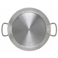 Metaltex 3 Raciones Paellera Induzione Acciaio Inossidabile, Tinta Unita