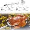 Set Di Spiedini Per Barbecue In Acciaio Inox, 107 Cm, Con Motore, 4 Aghi Per Carne, 220 V – 240 V, Girarrosto Elettrico, Girarrosto HENGMEI -Sconto Weber || Campingaz || OUTSUNNY in Italia 88136364 1