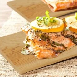 Cedar Barbecue Board 6pcs Cedar Smoking Boards 100% Natural Flame Salmon Board Cedar Planks Supporting Equipment Barbecue Board HENGMEI -Sconto Weber || Campingaz || OUTSUNNY in Italia 88136623 5