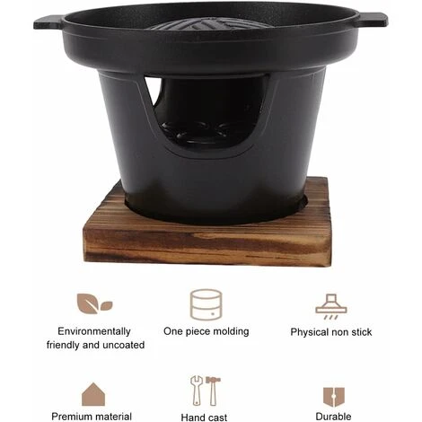 MINKUROW Mini Bbq Grill Stick Proof Smokeless Japanese Tabletop Grill Indoor Piccolo Barbecue Pot Famiglia Coreana Barbecue Poêle Portatile Barbecue Da Tavolo Grill Versare Campeggio Pique-Nique 5 MINKUROW Mini Bbq Grill Stick Proof Smokeless Japanese Tabletop Grill Indoor Piccolo Barbecue Pot Famiglia Coreana Barbecue Poêle Portatile Barbecue Da Tavolo Grill Versare Campeggio Pique-Nique - immagine 3