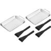Set Teglie Per Barbecue 6 Pz Acciaio Inox HI -Sconto Weber || Campingaz || OUTSUNNY in Italia 88775272 1