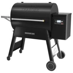 Barbecue A Pellet Traeger IronWood 885 Nero + Cover (BAC561) + Ripiano Frontale (BAC564)