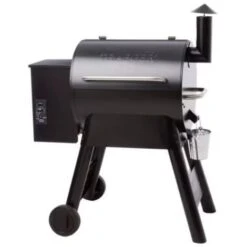 Barbecue A Pellet Traeger Pro 22 Nero Con Sonda Per Carne E 6 Modalità Di Cottura + Cover (BAC556) + Ripiano Frontale (BAC563)