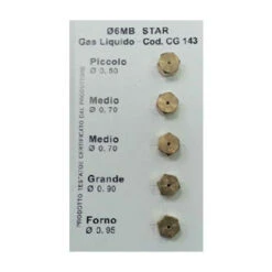 UGELLI RICAMBIO X FORNELLI GAS GPL • OTTONE