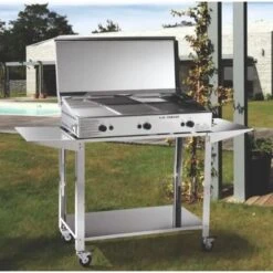 Barbecue Multipiastra Grill Plancha Trio 1/cover/M Duegas+ Gas E Metano -Sconto Weber || Campingaz || OUTSUNNY in Italia 90520219 4