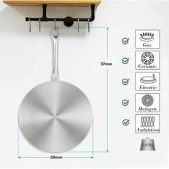 Adattatore Per Piano Cottura A Induzione Da 20 Cm Relè A Induzione Disco Diffusore Di Calore A Induzione Supporto Disco Per Piano Cottura A Induzione Acciaio Inossidabile (20 Cm) -Sconto Weber || Campingaz || OUTSUNNY in Italia 91730534 5