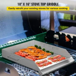 VEVOR Griglia Barbecue In Acciaio Al Carbonio Rettangolare Con Supporto Da Terra 63,5 X 43,1 Cm, Griglia BBQ Carne Pesce Salsicce A Carbone Pellet Di Legno Da Cortile Giardino Campeggio Uso Esterno -Sconto Weber || Campingaz || OUTSUNNY in Italia 92082806 3