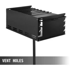 VEVOR Griglia Barbecue Pesante Per Parco 24x16 Pollici, Grill Barbecue Da Campeggio In Acciaio Carbonio E Acciaio Inossidabile, Aperto Di Carbone Legn -Sconto Weber || Campingaz || OUTSUNNY in Italia 92082866 5