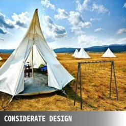 VEVOR Campeggio Cottura Falò, Appeso Griglia Girevole Supporto Stand 100x32x16cm Supporto Per Barbecue Esterno Telaio Girevole Per Barbecue Strum -Sconto Weber || Campingaz || OUTSUNNY in Italia 92083045 5