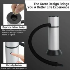 Fumatore Portatile Per Infusione Fumo Freddo Per Migliorare Il Gusto Fumatore Per Carne Fumatore Fumatore Portatile Fumatore Con Trucioli Di Legno Per Alimenti, Carne, Formaggi -Sconto Weber || Campingaz || OUTSUNNY in Italia 93248822 3