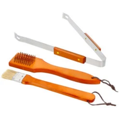 Set Barbecue 18 Pezzi Con Valigetta BBQ Grill Acciaio Inossidabile Manico Legno -Sconto Weber || Campingaz || OUTSUNNY in Italia 94602383 4