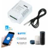 EWeLink TH-16 Smart Wifi Switch 16A/3500W Monitoraggio Della Temperatura Kit Domotico Wireless Con Sensore Di Temperatura Impermeabile DS18B20 Compatibile Con Alexa Google Home/Nest -Sconto Weber || Campingaz || OUTSUNNY in Italia 94712896 1