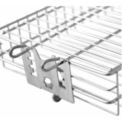 BBQ-Toro Cestello Per Griglia In Acciaio Inox Per Spiedo Rotante, Cestello Piatto Regolabile In Altezza -Sconto Weber || Campingaz || OUTSUNNY in Italia 94789469 4