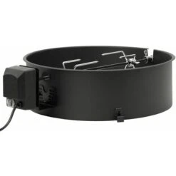 BBQ-Toro Set Di Spiedini Per Barbecue Per Barbecue A Bollitore Ã˜ 47 Cm Con Corpo Barbecue, Spiedino, Motore E Aghi Per Carne