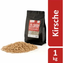 BBQ-Toro 1 Kg Pellet Di Ciliegio Prodotto Al 100% Con Legno Di Ciliegio Pellet Di Ciliegio