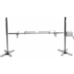 BBQ-Toro Griglia Per Maiali Da Latte Con Motore Griglia Per Spiedini Regolabile In Altezza Set Di Spiedini Elettrici