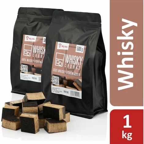 BBQ-Toro Whisky Chunks 1 Kg Da Botti Di Rovere 100% Whisky 3 BBQ-Toro Whisky Chunks 1 Kg Da Botti Di Rovere 100% Whisky