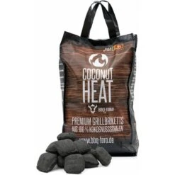 BBQ-Toro Coconut Heat 10 Kg Bricchetti Per Barbecue Di QualitÃ Superiore Realizzati Al 100% In Cocco