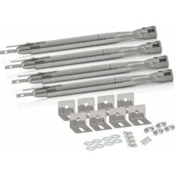 BBQ-Toro Set Universale Di Bruciatori In Acciaio Inox 4 Pezzi Bruciatore Di Ricambio Per Barbecue A Gas