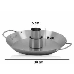 BBQ-Toro Griglia Per Pollo In Acciaio Inox Ã˜ 30 Cm Con Contenitore Per Aromi E Vassoio Di Sgocciolamento Porta Pollame -Sconto Weber || Campingaz || OUTSUNNY in Italia 94789949 4
