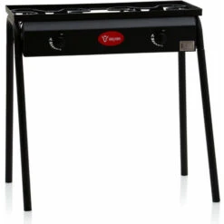 BBQ-Toro Tavolo Da Barbecue A Gas Con Frangivento Fornello A Gas In Ghisa 2 Bruciatori 12 KW -Sconto Weber || Campingaz || OUTSUNNY in Italia 94789960 5