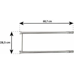 BBQ-Toro Set Di Tubi Per Bruciatori In Acciaio Inox Bruciatore Di Ricambio Per Diversi Barbecue A Gas Weber -Sconto Weber || Campingaz || OUTSUNNY in Italia 94789966 5