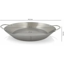 Mahlzeit Padella Per Paella Tradizionale Per 6 Persone Ã˜ 35 Cm Padella In Acciaio Inox Con Manici -Sconto Weber || Campingaz || OUTSUNNY in Italia 94789969 3