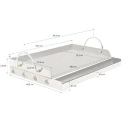 BBQ-Toro Piastra Per Grigliare In Acciaio Inox 64 X 40,5 Cm BBQ Plancha Adatta Per Weber Grill -Sconto Weber || Campingaz || OUTSUNNY in Italia 94789999 4