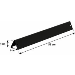 BBQ-Toro Set Di Diffusori Di Fiamma In Porcellana Smaltata (5 Pezzi) 55 X 5 Cm -Sconto Weber || Campingaz || OUTSUNNY in Italia 94790018 3