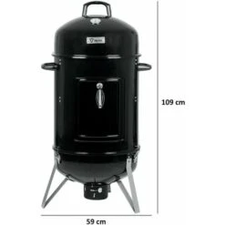 BBQ-Toro Smoker Barrel Oak Ã˜ 47 Cm Forno Per Affumicatore BBQ Smoker Charcoal Grill -Sconto Weber || Campingaz || OUTSUNNY in Italia 94790207 3
