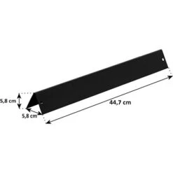 BBQ-Toro Set Di Diffusori Di Fiamma In Porcellana Smaltata (5 Pezzi) 44,7 X 6 Cm -Sconto Weber || Campingaz || OUTSUNNY in Italia 94790228 3