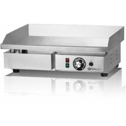 Mahlzeit Piastra Grill Elettrica In Acciaio Inox Meal, 55 X 49 X 22 Cm, Riscaldabile Fino A 300 Â°C, Grill Da Tavolo