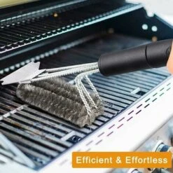 4 Spazzole Per Barbecue Resistenti E Raschietto Con Borsa Per Il Trasporto - Esclusivo Kit Di Pulizia Per Barbecue Con Spazzola Metallica Extra Per Barbecue - Regalo Ideale Per Grigliate -Sconto Weber || Campingaz || OUTSUNNY in Italia 95788864 5