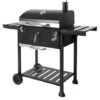 MasterCook - Barbecue A Carbonella In Acciaio Con Ruote Robusto E Stabile Con Doppia Griglia, Termometro E Regolazione Cestello Barbecue, Barbecue Carbonella Con Ripiani Laterali -Sconto Weber || Campingaz || OUTSUNNY in Italia 95802965 1