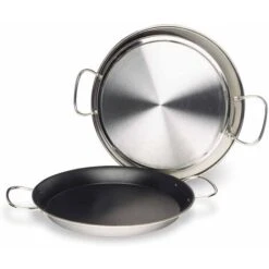 Lacor 60228- Padella Per Paella Inox Durit D.28 Cm