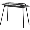 Outsunny Barbecue A Carbonella Con Griglia E Piastra In Acciaio Con Ripiani Laterali, 113x59x83.5cm, Nero