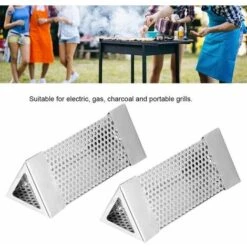 Tubo Per Affumicatore A Pellet Di Alta Qualità, 2 Pezzi, Per Barbecue, In Rete, Per Affumicatore, 15,2 Cm, In Acciaio Inox, Accessorio Per Barbecue Per Qualsiasi Griglia O Fumatore, Affumicatura Calda -Sconto Weber || Campingaz || OUTSUNNY in Italia 96218680 3