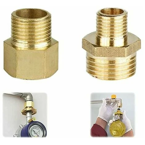 Adattatore Del Gas Adattatore Del Tubo Flessibile Del Gas In Rame Adattatore Di Connessione Della Bombola Del Gas 2 Pezzi 3 Adattatore Del Gas Adattatore Del Tubo Flessibile Del Gas In Rame Adattatore Di Connessione Della Bombola Del Gas 2 Pezzi
