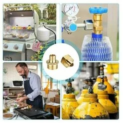 Adattatore Del Gas Adattatore Del Tubo Flessibile Del Gas In Rame Adattatore Di Connessione Della Bombola Del Gas 2 Pezzi 9 Adattatore Del Gas Adattatore Del Tubo Flessibile Del Gas In Rame Adattatore Di Connessione Della Bombola Del Gas 2 Pezzi -Sconto Weber || Campingaz || OUTSUNNY in Italia 97875546 3