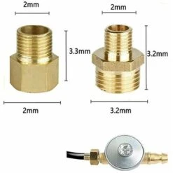 Adattatore Del Gas Adattatore Del Tubo Flessibile Del Gas In Rame Adattatore Di Connessione Della Bombola Del Gas 2 Pezzi 11 Adattatore Del Gas Adattatore Del Tubo Flessibile Del Gas In Rame Adattatore Di Connessione Della Bombola Del Gas 2 Pezzi -Sconto Weber || Campingaz || OUTSUNNY in Italia 97875546 5